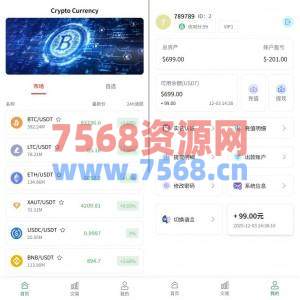 多语言虚拟币微盘/海外微交易/秒合约/时间盘