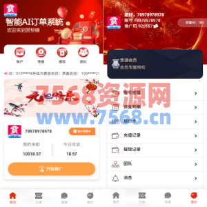运营版抢单刷单系统/打针/做单/会员跟踪/信誉分