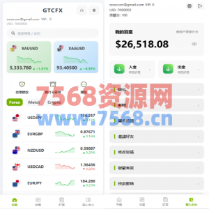 海外st7交易所系统/外汇/虚拟币/贷款/理财/AI控盘