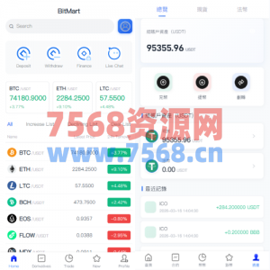 多语言交易所系统/秒合约/合约币币/理财/平台币